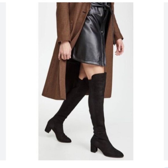 STUART WEITZMAN Gillian Suede Knee-High Boots - Picture 2 of 8